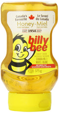 Billy Bee, Pure Natural Honey, Liquid White, Upside-down Squeeze, 375g (Pack of 1) 🍁 All In One Marketplace Canada