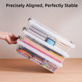 Citylife 3 PCS Plastic Storage Bins with Latching Lids Clear File Box Portable Storage Containers for Organizing A4 Paper, Document, Scrapbook, 14.65" x 10.43" x 2.87" 🍁 All In One Marketplace Canada