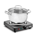 Salton Single Coil Portable Electric Cooktop | 1000 Watts | Lightweight & Compact | Variable Temperature Control | Perfect for Dorms, Offices, Camping | Black | 100% Canadian-owned & operated 🍁 All In One Marketplace Canada