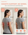 SHAPERMINT Wireless Bras for Women - Full Support Seamless Bralette, Compression Sports Bra, Plus Size Minimizer Bras, Padded Wirefree Bra for Women White 🍁 All In One Marketplace Canada