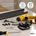 Umbra Twilight Double Curtain Rod Set – Wrap Around Design Ideal for Blackout or Room Darkening Panels, 30 to 84 Inches, Black 🍁 All In One Marketplace Canada