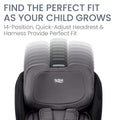 Britax Poplar Convertible Car Seat, Slim 17" Design — Stone Onyx 🍁 All In One Marketplace Canada