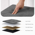 Sweetcrispy Folding Storage Ottoman Bench, Light Grey, Entryway Bench for Living Room, Ottomans with Storage for Bedroom, Heavy Duty 660 lbs Load Capacity, Linen Footrest Seat 🍁 All In One Marketplace Canada
