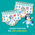 Pampers Easy Ups Girls & Boys Potty Training Pants, Size 5 (3T4T), Bluey Absorbent Training Underwear, Up to 100% Leakproof Day and Night, Hypoallergenic, 1 Pack (Count of 66) 🍁 All In One Marketplace Canada