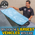 Chemical Guys Woolly Mammoth Microfiber Towel (36" x 25") Cars, Trucks, SUVs, RVs, Home, Pets, Messes, Blue 🍁 All In One Marketplace Canada