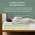 Zinus Full Mattress - 8 Inch Green Tea Cooling Gel Memory Foam Mattress, Pressure Relief, for Cool Sleep, CertiPUR-US Certified Foam, Mattress in a Box, 10-Year Warranty, Full Size 🍁 All In One Marketplace Canada
