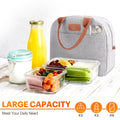 Lunch Bag for Women & Men Adult Insulated Lunch Box, Small Leakproof Cooler Food Lunch Containers Reusable High Capacity Lunch Tote Bags for Work, Travel, Outdoor 🍁 All In One Marketplace Canada