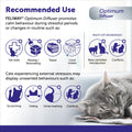 FELIWAY Optimum Diffuser Refill, Promotes Calmness AND Harmony in Cats & Kittens, VHP Registered NN.P5V2, includes 1 Refill, Lasts 30 Days, Cat Calming Pheromones, 48ml 🍁 All In One Marketplace Canada