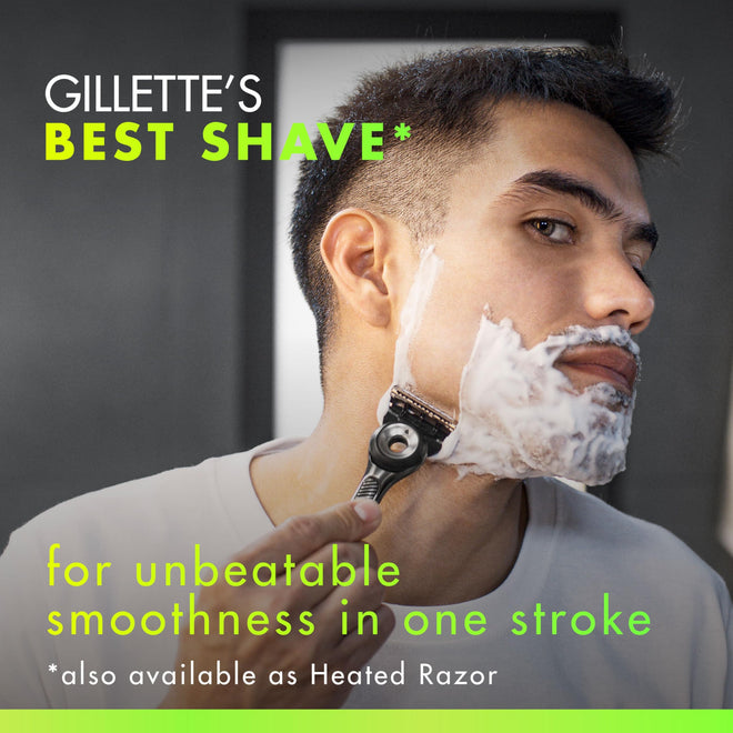 Gillette Razor Blades for Men, Gillette Labs Exfoliating Razors 5-Blade, 1 Handle + 4 Refill + Premium Magnetic Stand 🍁 All In One Marketplace Canada