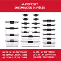 Rubbermaid 44-Piece Brilliance Food Storage Containers with Lids for Lunch, Meal Prep and Leftovers, Dishwasher Safe, Leak-Proof & BPA-Free 🍁 All In One Marketplace Canada