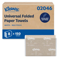Kleenex Professional Universal Multifold Paper Towels, Bulk (02046), Absorbency Pockets, 9.2" x 9.4" Towel, White (150 Sheets/Pack, 8 Packs/Case, 1,200 Sheet Total) 🍁 All In One Marketplace Canada