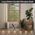 Secopad Window Screens Replacement Repair Kit, 39" x 78" Screen Door Mesh Replacement Kit, Durable Fiberglass Mesh Screen Roll with Tools for Windows Doors Patio and Porch Screens, Black 🍁 All In One Marketplace Canada