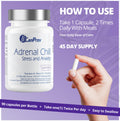 CanPrev Adrenal Chill Women, 90 Veg Capsules, 45-Day Supply with 300mg KSM-66 Ashwagandha & L-Theanine for Calm Focus & Relaxation, Non-GMO, Made in Canada 🍁 All In One Marketplace Canada