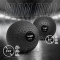 Yes4All 10 lbs Slam Ball for Strength and Cross Training – Medicine Ball (Black) 🍁 All In One Marketplace Canada