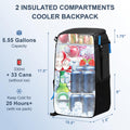 SPARTER Backpack Cooler Insulated Leak Proof 33 Cans, 2 Insulated Compartments Thermal Bag, Portable Lightweight Beach Travel Camping Lunch Backpack for Men and Women 🍁 All In One Marketplace Canada
