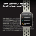 Amazfit Bip 6 Smart Watch 46mm, 14 Day Battery, 1.97" AMOLED Display, GPS & Free Maps, AI, Bluetooth Call & Text, Health, Fitness & Sleep Tracker, 140+ Workout Modes, 5 ATM Water-Resistance, Black 🍁 All In One Marketplace Canada