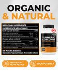 RENEW ACTIVES Turmeric Curcumin – Ultra Potent 95% Curcuminoids with BioPerine Black Pepper for Maximum Absorption – Supports Joint Health, Mobility, Digestion & Liver – Made in Canada – 120 Capsules 🍁 All In One Marketplace Canada