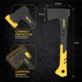 LEXIVON V14 Camping Hatchet, 14-Inch Axe | Ergonomic TPR Grip, Lightweight Fiber-Glass Composite Handle | Protective Carrying Sheath Included (LX-V14) 🍁 All In One Marketplace Canada