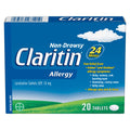 Claritin Allergy Medicine, 24-Hour Non-Drowsy Relief 10 mg, 20 Tablets 🍁 All In One Marketplace Canada