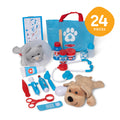 Melissa & Doug Examine and Treat Pet Vet Play Set, 24-Piece Animal Doctor Playset with Dog & Cat Plushies, Pet Doctor Kit & Accessories, Preschool Toys for Girls & Boys Ages 3+ 🍁 All In One Marketplace Canada