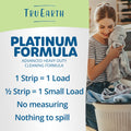 Tru Earth Platinum - Heavy Duty Laundry Detergent Sheets - Up to 128 Loads (64 Sheets), Fragrance Free - Ultra-Concentrated - Eco-Friendly Laundry Sheets 🍁 All In One Marketplace Canada