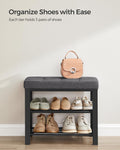 SONGMICS Shoe Storage Bench, Entryway Bench with Cushion 🍁 All In One Marketplace Canada