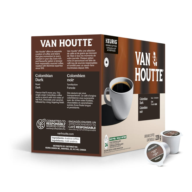 Van Houtte Colombian Dark K-Cup Coffee Pods, 24 Count For Keurig Coffee Makers 🍁 All In One Marketplace Canada