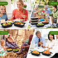 Meal Prep Containers Reusable 38oz - Food Containers with Lids 50 Pack, Disposable to Go Containers, Leakproof Food Prep Containers, Stackable, Takeout, BPA-Free, Microwave/Freezer Safe 🍁 All In One Marketplace Canada