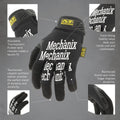 Mechanix Wear: The Original Work Glove with Secure Fit, Synthetic Leather Performance Gloves for Multi-purpose Use, Durable, Touchscreen Capable Safety Gloves for Men (Black, Large) 🍁 All In One Marketplace Canada
