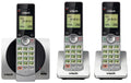 VTech DECT 6.0 Three Handset Cordless Phone with CID, Backlit Keypads and Screens, Full Duplex Handset Speakerphones, Call Block, (Not Answering Machine Version) Silver/Black 🍁 All In One Marketplace Canada