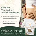Sewanti Ayurvedic Organic Haritaki Powder - Terminalia Chebula for Constipation Relief, Digestive Wellness & Intestinal Cleanse | NPN 80090900 | GMP Certified | Packaged in Canada, 200g 🍁 All In One Marketplace Canada