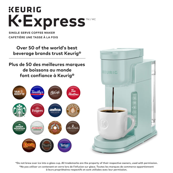 Keurig K-Express Single Serve K-Cup Pod Coffee Maker, Mint, With A Removable Reservoir And Strong Button Function 🍁 All In One Marketplace Canada