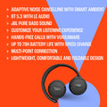 JBL Tune 670NC - Adaptive Noise Cancelling with Smart Ambient Wireless On-Ear Headphones, Up to 70H Battery Life with Speed Charge, Lightweight, Comfortable and Foldable Design (Blue) 🍁 All In One Marketplace Canada