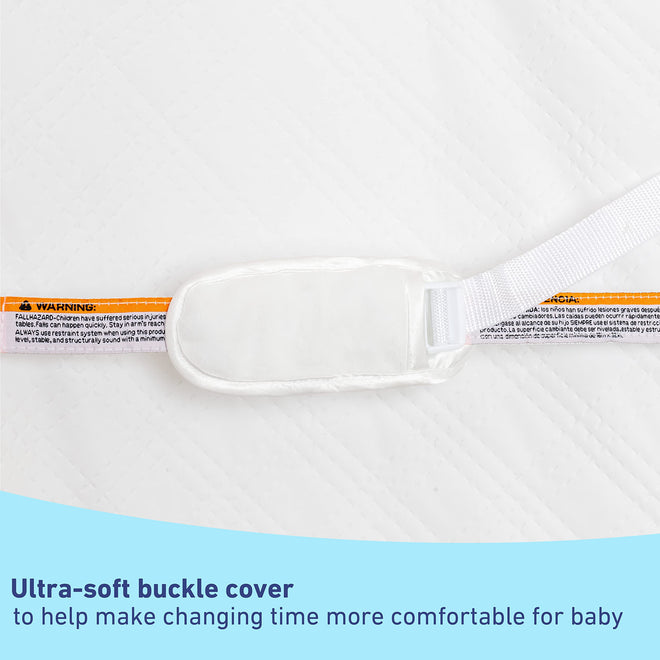 Graco Premium Contoured Changing Pad – GREENGUARD Gold Certified, Water-Resistant, Ultra-Soft Buckle Cover, Contoured Baby Changing Pad, Fits Most Standard-Size Changing Toppers, Non-Skid Bottom 🍁 All In One Marketplace Canada