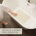Rubbermaid Commercial Products Bath Tub and Shower Mat | Medium - 14 x 24 in. | White | Machine Washable | Safti-Grip Non-Slip Bathroom Mat with Suction Cups for Home/Hotel/Shower/Bathtub 🍁 All In One Marketplace Canada