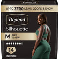 Depend Silhouette Incontinence Underwear for Women, Medium, Pink, 14 Count 🍁 All In One Marketplace Canada