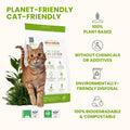 Almo Nature: Natural Unscented Cat Litter - 10 lbs - Non-Toxic, 100% Plant-Based, Clumping, Biodegradable, Compostable, for Cats & Kittens 🍁 All In One Marketplace Canada