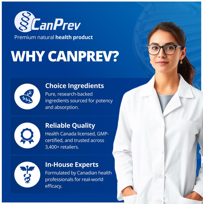 CanPrev Adrenal-Pro Recharge Yourself, 120 Vegan V-Caps with Siberian Ginseng, 30-Day Supply with Ashwagandha, Astragalus, L-Tyrosine, B5 & B6 - Supports Energy Levels, Physical and Mental Vitality 🍁 All In One Marketplace Canada