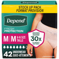 Depend Fresh Protection Adult Incontinence Underwear for Women (Formerly Depend Fit-Flex), Disposable, Maximum, Medium, Blush, 42 Count 🍁 All In One Marketplace Canada