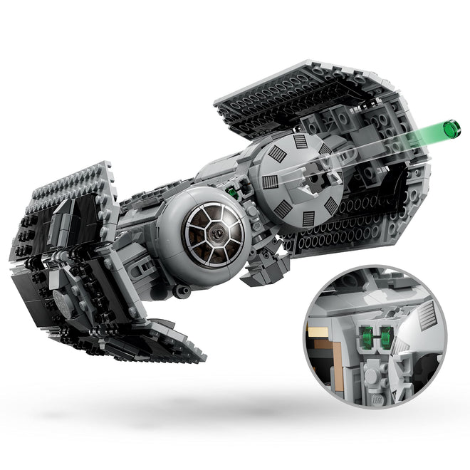 LEGO Star Wars TIE Bomber Model Building Kit, Star Wars Toy Starfighter with Gonk Droid Figure, Darth Vader Minifigure and Lightsaber, Collectible Star Wars Gift for 9 Year Olds, 75347 🍁 All In One Marketplace Canada