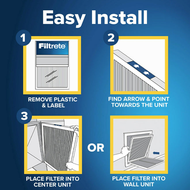 Filtrete 14x25x1 Furnace Filter, MPR 300, MERV 5, Clean Living Basic Dust 3-Month Pleated 1-Inch Air Filters, 6 Filters 🍁 All In One Marketplace Canada