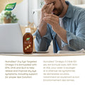 NutraSea Dry Eye Advanced Omega-3 Supplement - Support for Proper Tear Function - Citrus Flavour – 1500mg of EPA+ DHA & 150mg GLA Blend - 200 ml Liquid 🍁 All In One Marketplace Canada
