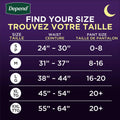 Depend Night Defense Adult Incontinence Underwear for Women, Disposable, Overnight, Large, Blush, 56 Count 🍁 All In One Marketplace Canada