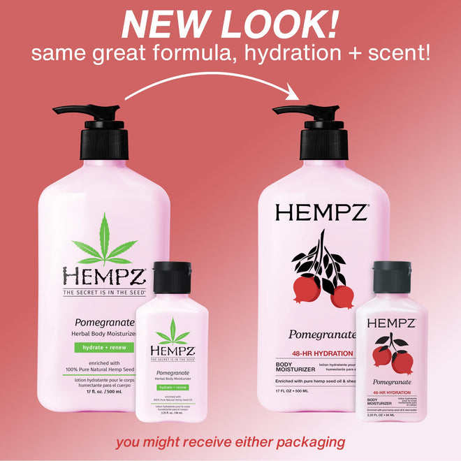 HEMPZ Body Lotion - Pomegranate - Bright Citrus 🍁 All In One Marketplace Canada