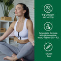 Organika Canadian-Made Enhanced Collagen Bone and Joint Powder - with Glucosamine, MSM, Chondroitin Sulfate, Vitamin D3 and K2 | Helps Restore Bone and Joint Health + Healthier Skin and Hair - 280g 🍁 All In One Marketplace Canada