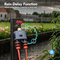 WiFi Water Timer for Garden Hose with Brass Inlet,Smart Hose Timer with WiFi Hub, APP & Voice Control,Up to 20 Watering Plans, 2-Zone Sprinkler Drip Irrigation System Controller for Watering 🍁 All In One Marketplace Canada