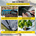 VEVOR 3FTx300FT Premium Weed Barrier Fabric Heavy Duty 3OZ, Woven Weed Control Fabric, High Permeability Good for Flower Bed, Geotextile Fabric for Underlayment, Polyethylene Ground Cover 🍁 All In One Marketplace Canada