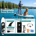 SereneLife 10'/10'6" Inflatable Stand Up Paddle Board with SUP Accessories, Inflatable SUP with Anti-Slip EVA Deck Pad, Wide Design Paddle Board for Adults and Youth 🍁 All In One Marketplace Canada