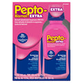 Pepto Bismol Extra Strength Liquid, Upset Stomach Relief, Diarrhea Relief, Heartburn, Nausea, Indigestion, Upset Stomach, Original Flavour, Pack of 2, 350mL each 🍁 All In One Marketplace Canada