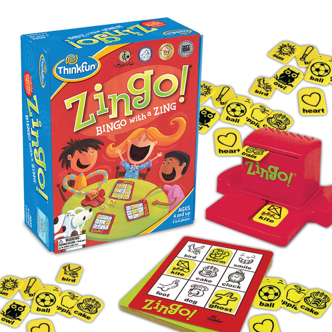 ThinkFun Zingo - Bingo with a Zing - Award-Winning Preschool Game - Encourages Language & Matching Skills Development - Fun Family Board Game for Boys and Girls Ages - 4 & Older 🍁 All In One Marketplace Canada